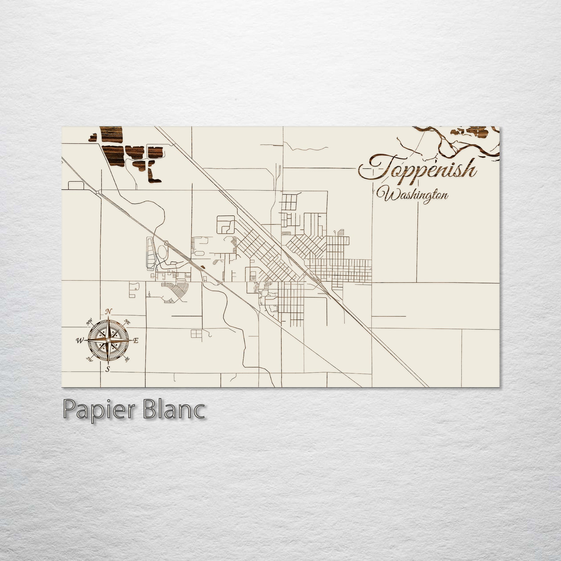 Toppenish, Washington Street Map