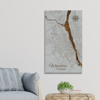 Wenatchee, Washington Street Map