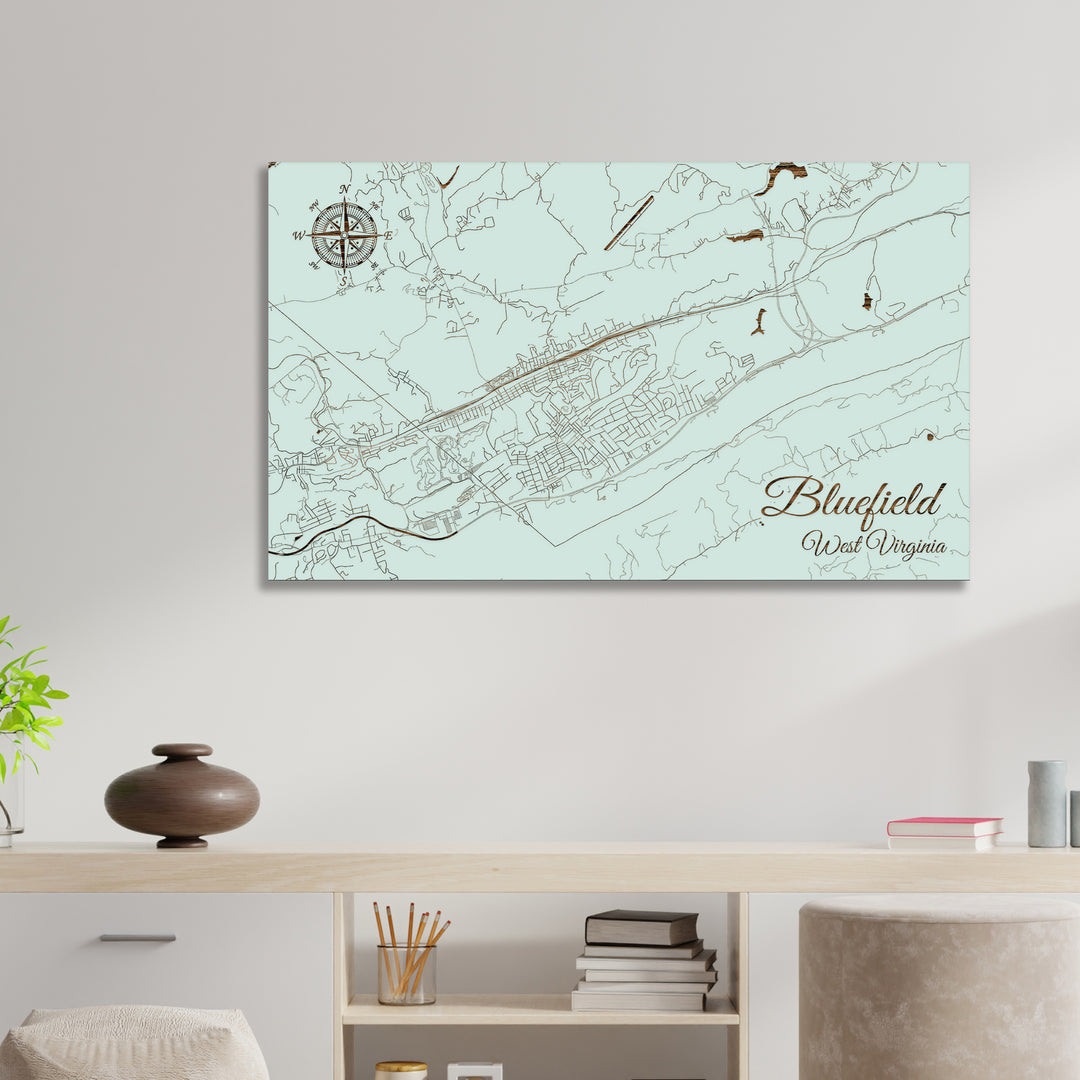 Bluefield Map Bluefield Map