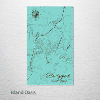Bridgeport, West Virginia Street Map