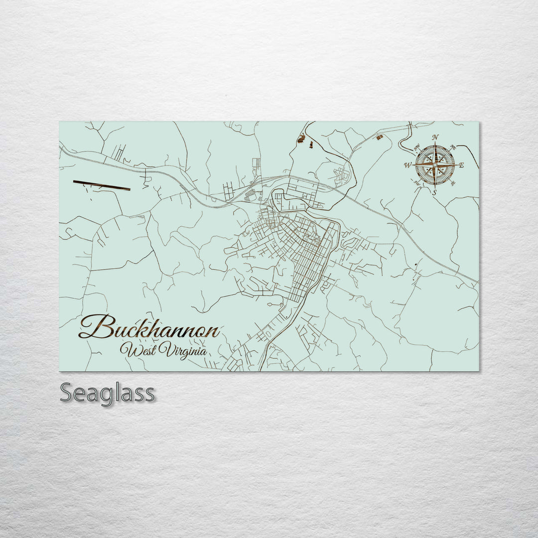 Buckhannon, West Virginia Street Map