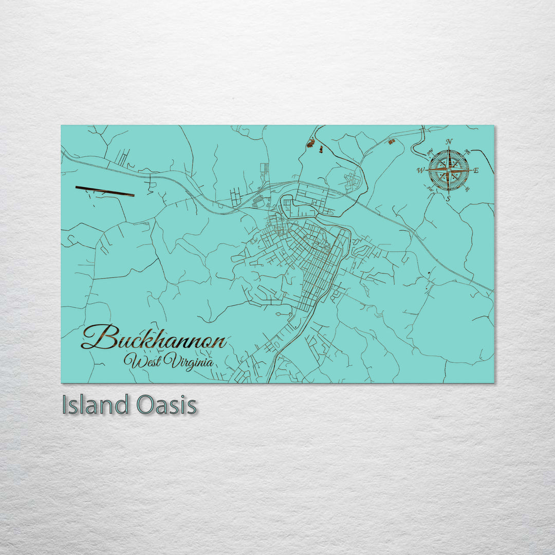 Buckhannon, West Virginia Street Map