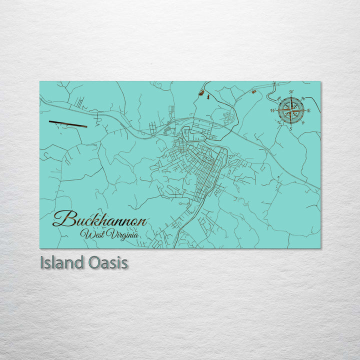 Buckhannon, West Virginia Street Map