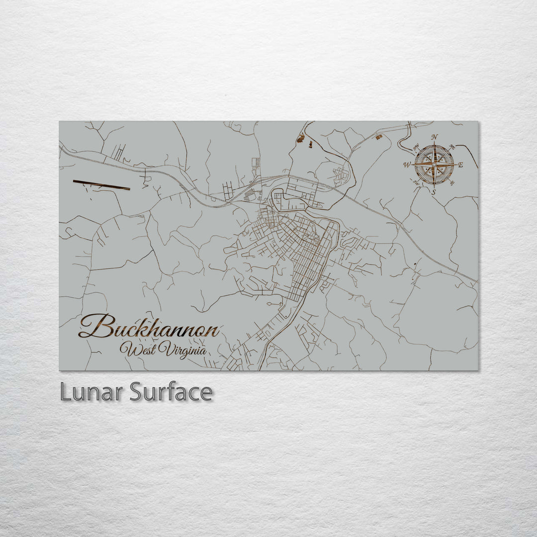 Buckhannon, West Virginia Street Map