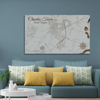 Charles Town, West Virginia Street Map