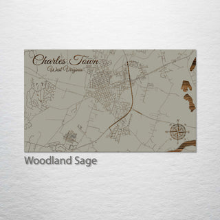 Charles Town, West Virginia Street Map