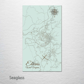Elkins, West Virginia Street Map