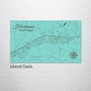 Hurricane, West Virginia Street Map
