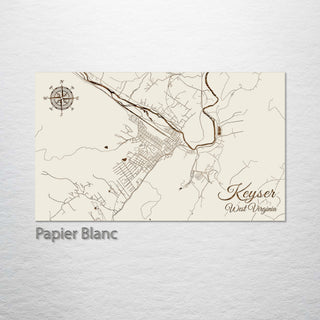 Keyser, West Virginia Street Map