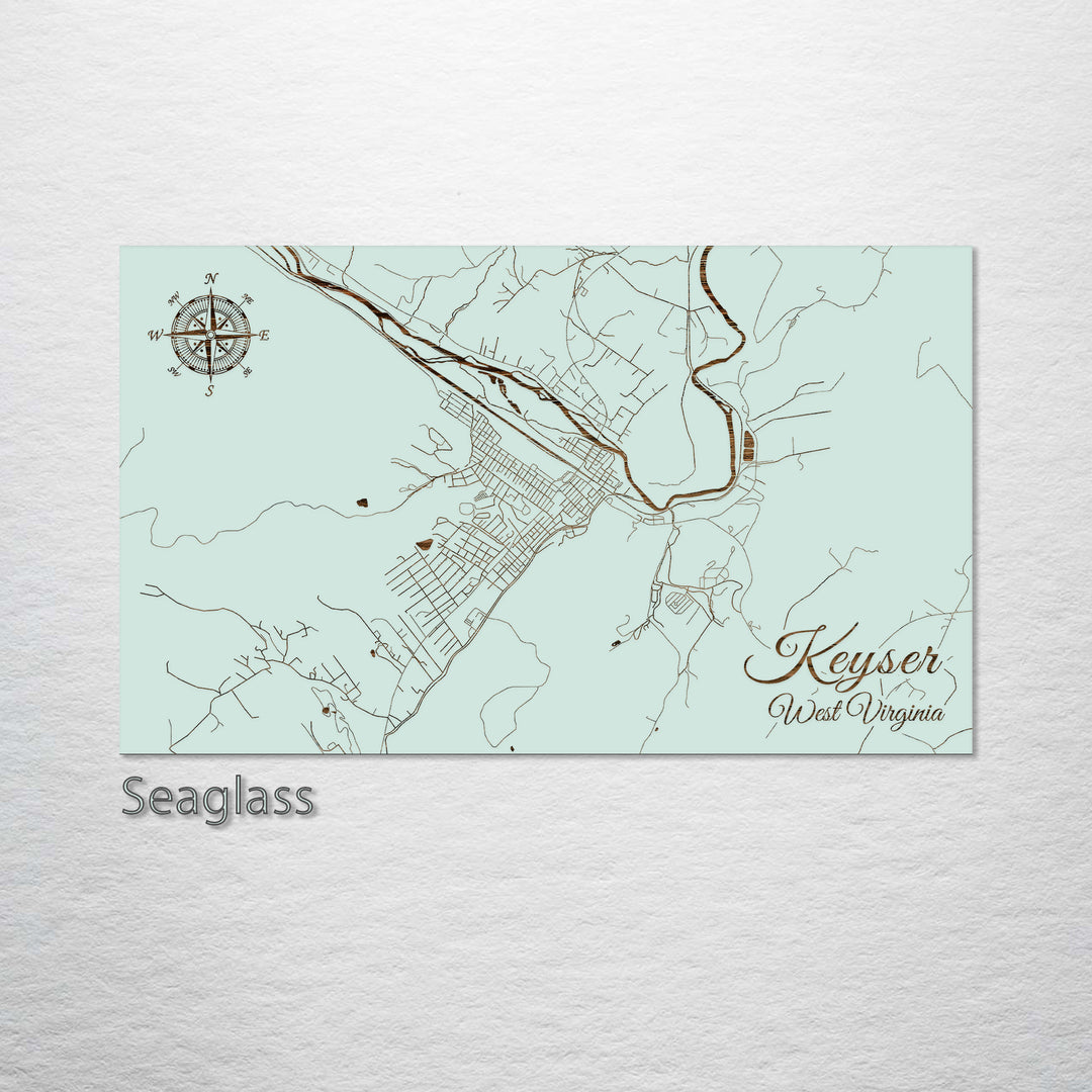 Keyser, West Virginia Street Map