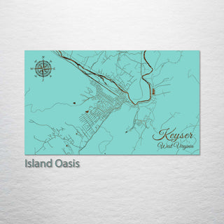 Keyser, West Virginia Street Map
