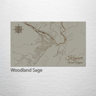 Keyser, West Virginia Street Map