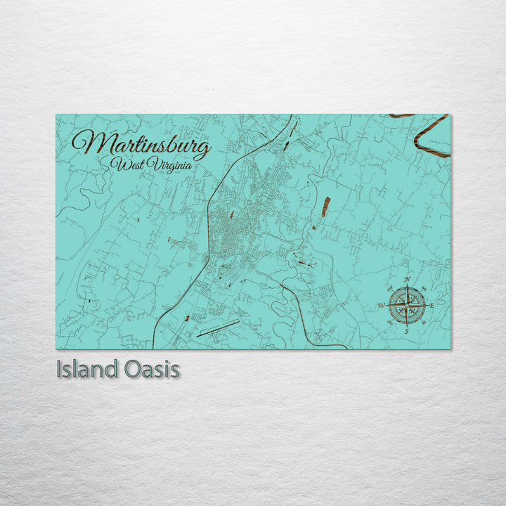 Martinsburg, West Virginia Street Map