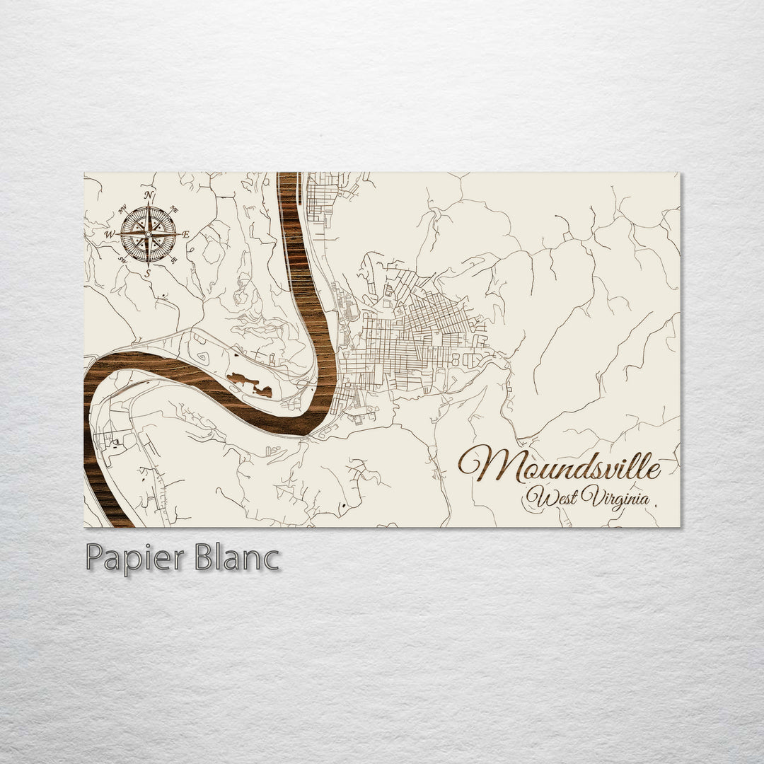 Moundsville, West Virginia Street Map