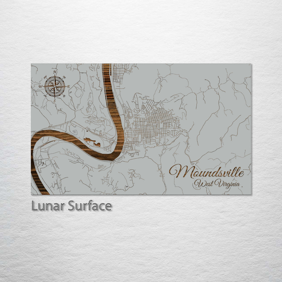 Moundsville, West Virginia Street Map