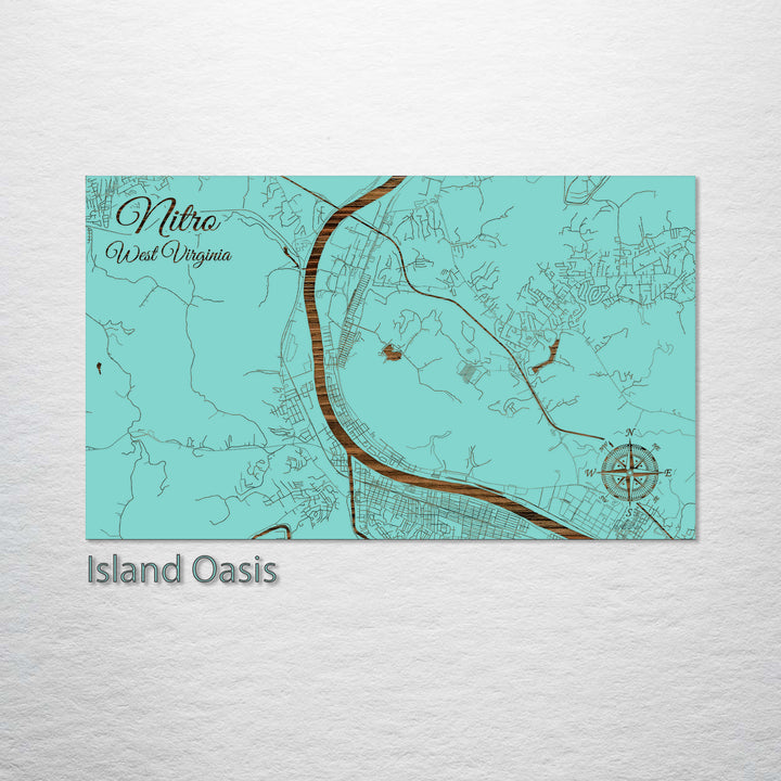 Nitro, West Virginia Street Map