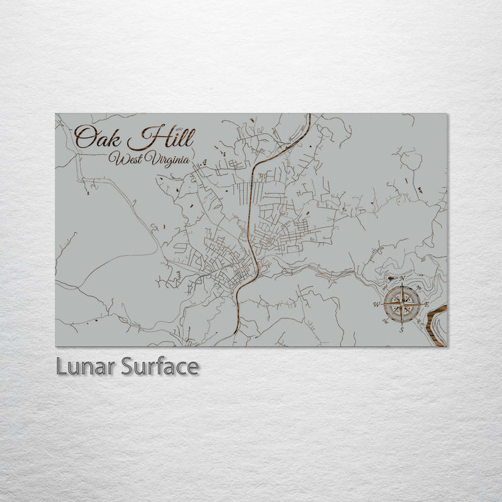 Oak Hill, West Virginia Street Map