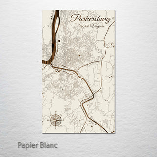 Parkersburg, West Virginia Street Map