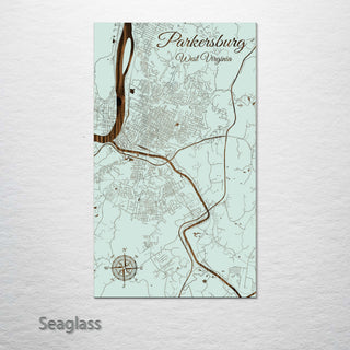 Parkersburg, West Virginia Street Map