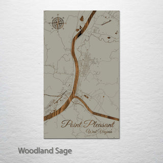 Point Pleasant, West Virginia Street Map