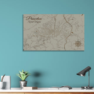 Princeton, West Virginia Street Map