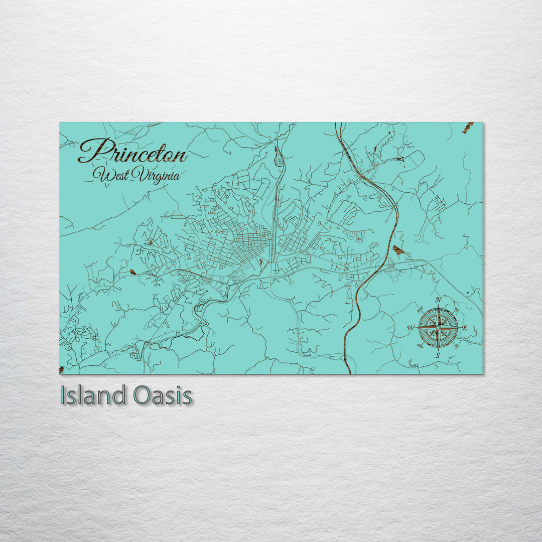 Princeton, West Virginia Street Map