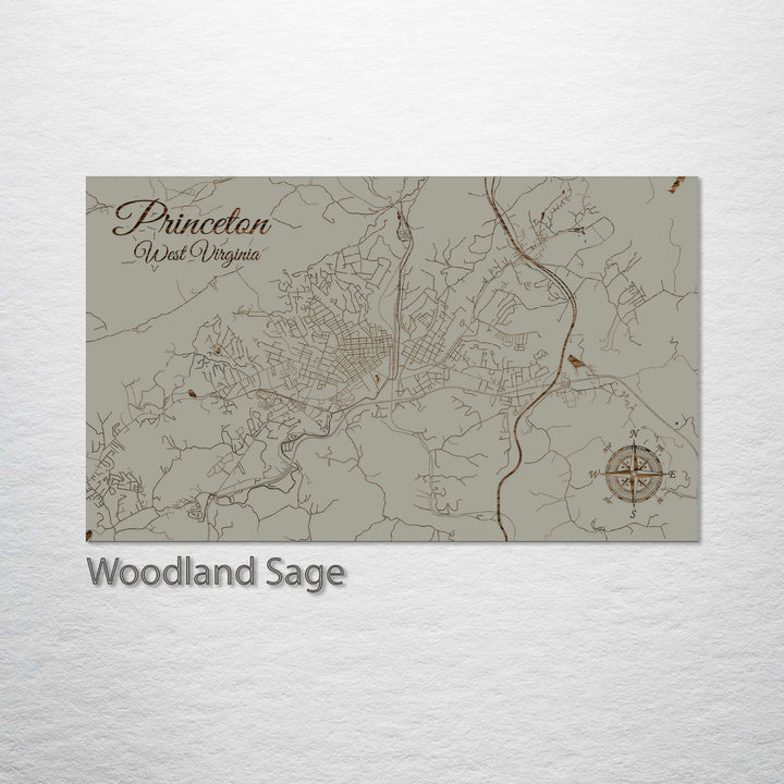 Princeton, West Virginia Street Map