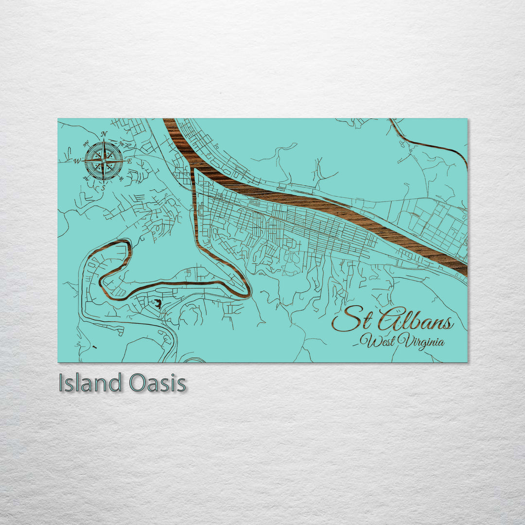 St. Albans, West Virginia Street Map