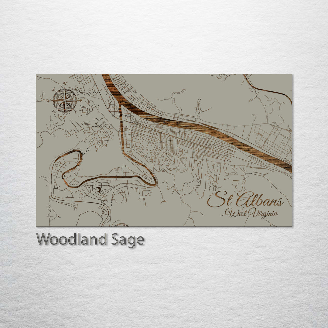 St. Albans, West Virginia Street Map