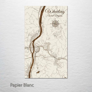 Wheeling, West Virginia Street Map