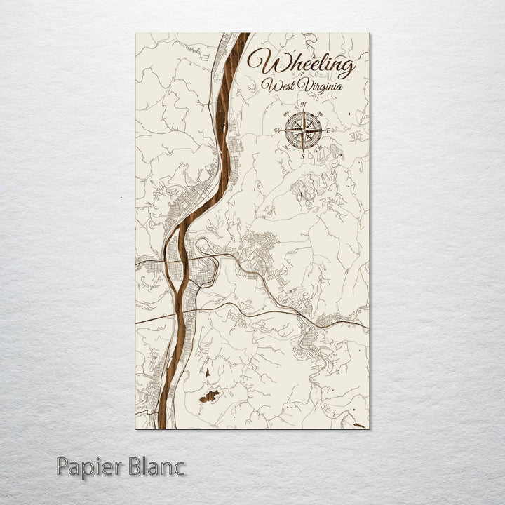 Wheeling, West Virginia Street Map
