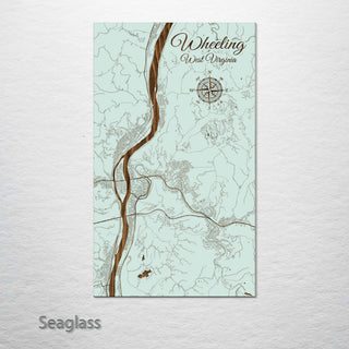 Wheeling, West Virginia Street Map