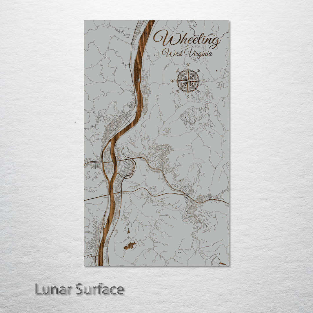 Wheeling, West Virginia Street Map