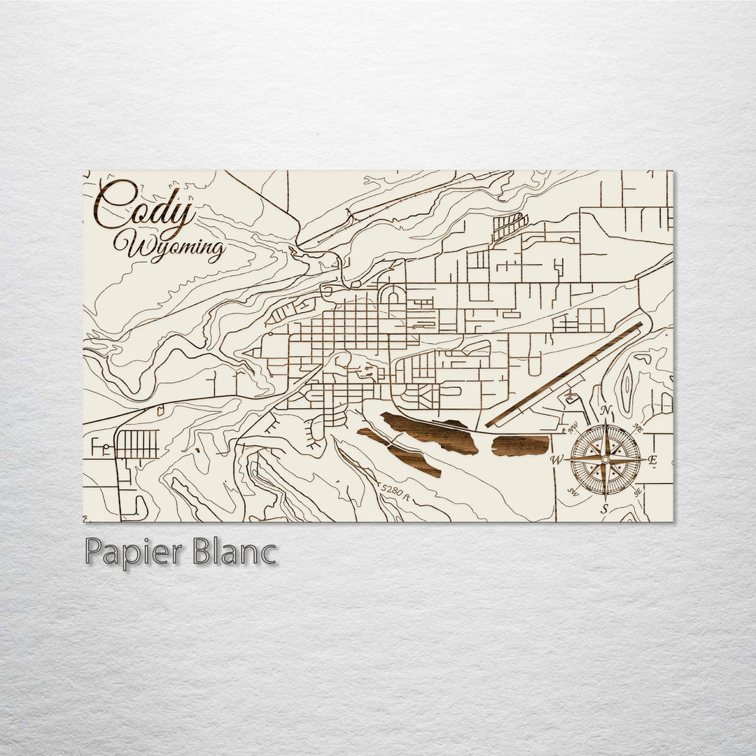 Cody, Wyoming Street Map