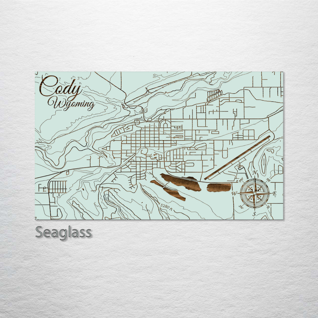 Cody, Wyoming Street Map