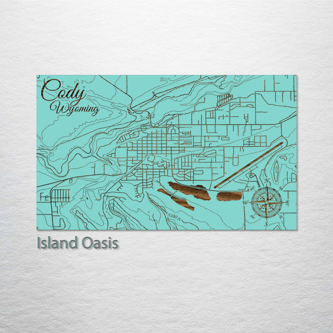 Cody, Wyoming Street Map