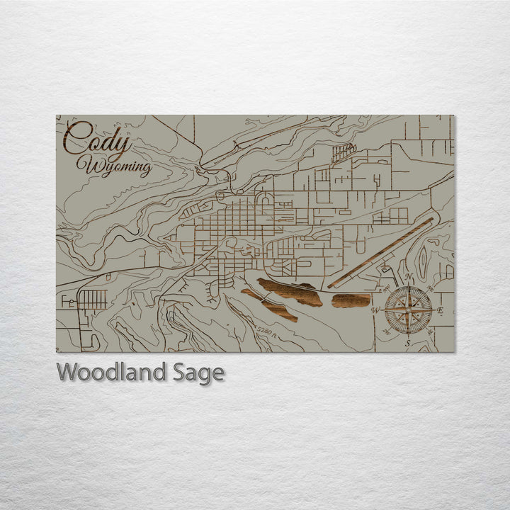 Cody, Wyoming Street Map