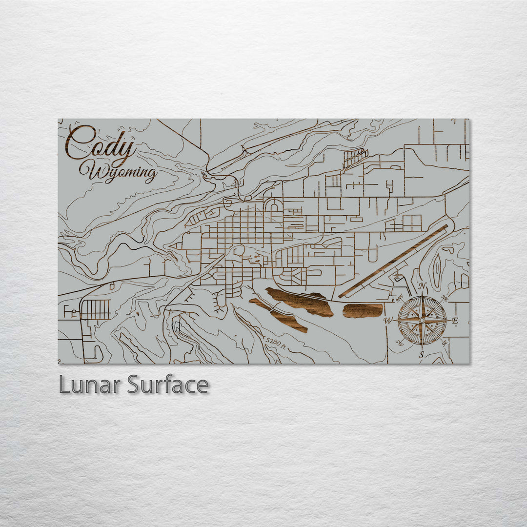 Cody, Wyoming Street Map