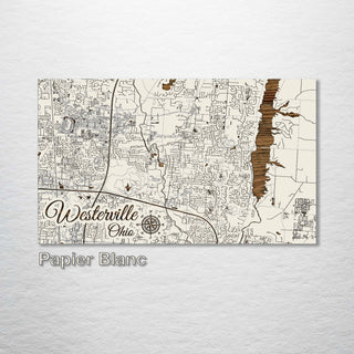 Westerville, Ohio Street Map - Fire & Pine