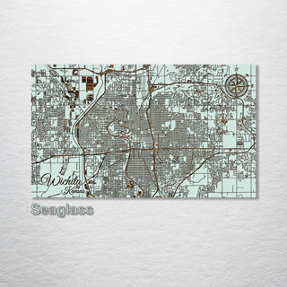 Wichita, Kansas Street Map - Fire & Pine