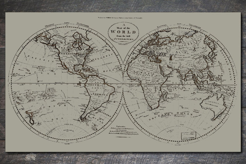 World Map 1795