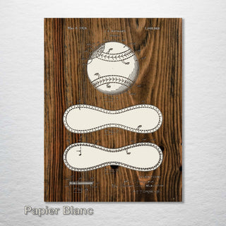 Baseball 1928 (Inverted) - Fire & Pine