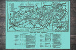 Great Smoky Mountains Road & Trail Distances 1940 - Fire & Pine