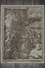Indexed Map of Utah 1876 - Fire & Pine