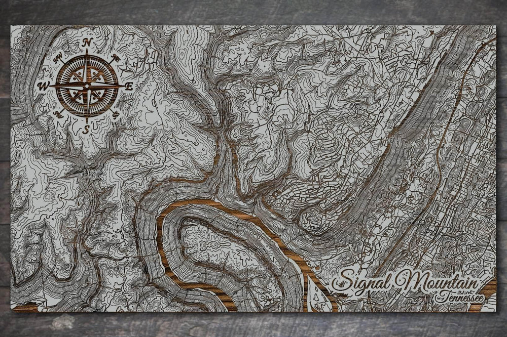 Signal Mountain, Tennessee Topo Map - Fire & Pine