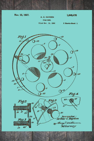 Film Reel 1926 - Fire & Pine