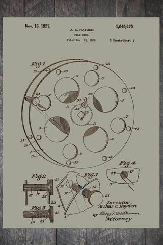 Film Reel 1926 - Fire & Pine