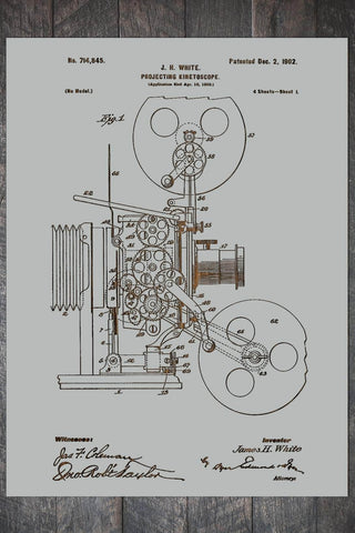 Movie Projector 1902 - Fire & Pine